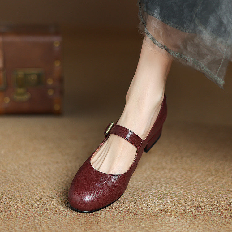 Elva Genuine Leather Shoes